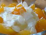 Abricots au fromage blanc façon charlotte