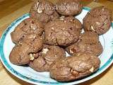 Cookies noisettes et chocolat