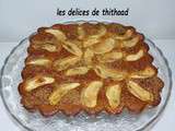 Gâteau aux pommes et amande pour une escapade en cuisine