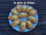 Madeleines au limoncello