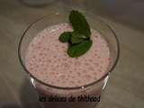 Milkshake au lait ribot et framboises(recette Foire Internationale de Rennes 2017)
