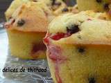 Mini-muffins fraises et chocolat