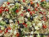 Salade grecque au boulgour et quinoa