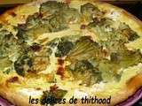 Tarte feta, brocolis et chorizo