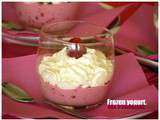 Frozen yogurt aux framboises