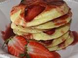 Pancake à la fraises