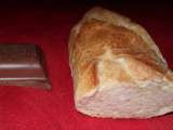 4h par excellence : du pain et quelques carrés de chocolat
