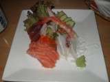 Drame du sashimi encore surgelé
