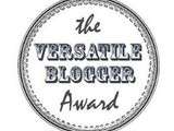 The versatile Blogger Award