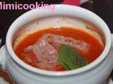 Soupe à la tomate (tomate, céleri, carotte, oignon)