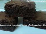 Brownies au chocolat de Martha Stewart