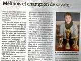 Guillaume : un apprenti boulanger champion de Franche-Comté boxe française
