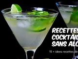 15 idées de Cocktails sans alcool pour l’été
