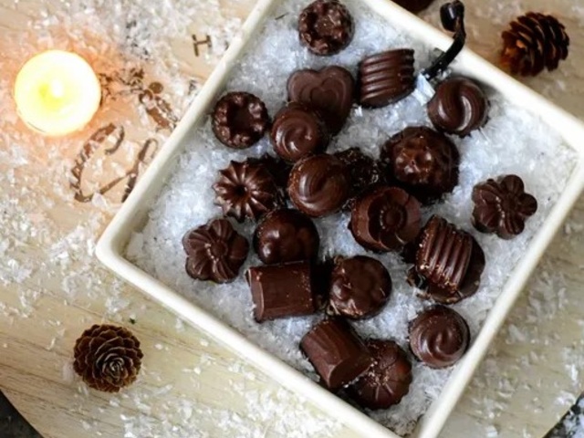 Truffe au chocolat noir, érable et cardamome - Recettes de Le Piolet