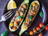Courgettes farcies à la méditerranéenne