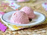 Glace à la framboise et à la Rhubarbe