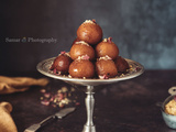 Gulab jamun, dessert indien