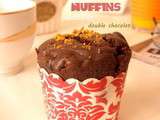 Moelleux muffins double chocolat