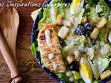 Salade César au poulet – Caesar salad