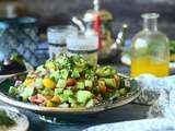 Salade marocaine de tomate et concombre