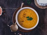 Soupe de Lentilles Corail au Lait de Coco