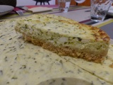 Cheese cake courgettes