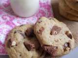 Cookies chocolat amandes et noisettes
