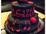 Gâteau Rock girly