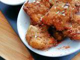 Nuggets de tacaud et sa sauce fromage blanc citronnée