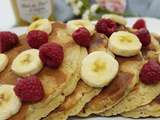 Pancakes bananes et miel