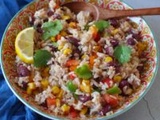 Salade de riz à la mexicaine