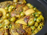 Tajine poulet olives