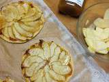 Tartelettes fines pommes confiture de mirabelles