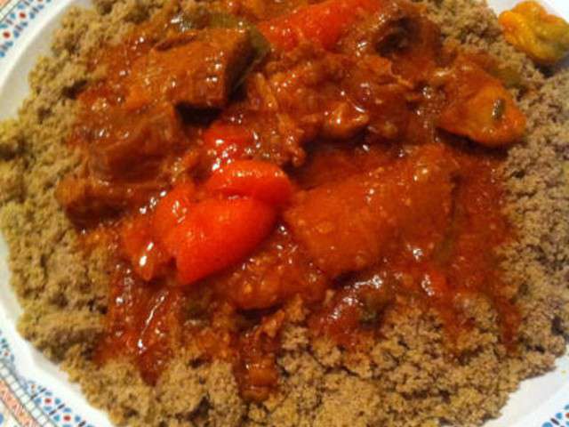 Thiéré Yapp - Couscous sénégalais à l'agneau - Aistou Cuisine