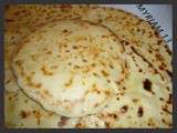 Naans indiens au fromage