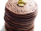 Pancakes chocolat pistache