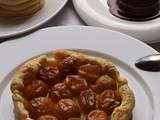 Petite ronde de dessert: tarte aux mirabelles, moelleux et milles feuilles