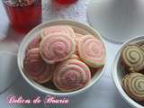 Biscuits spirale Citron - Rose - 1001 délices de Houria