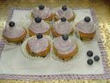 Cupcakes aux myrtilles