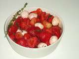 Salade de fraises et Mozzarella - 1001 délices de Houria