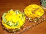 Salade de fruits ananas-kiwis