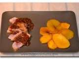 “Je, tu, il, elle, nous cuisinons le canard” : le filet de canard, mangue et sauce à l’oignon rouge de Fadila