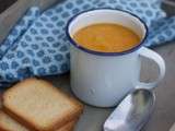 Menu du week- end : soupe moulinée aux légumes et financiers au caramel