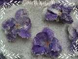 Fleurs de violette cristallisées