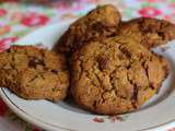 Cookies chocolat/cacahuète (vegan et sans gluten)