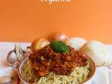 Spaghetti Bolognaise {végane} au tofu rosso