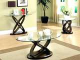 3 Piece Glass Coffee Table Sets