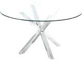 Circular Glass Dining Table