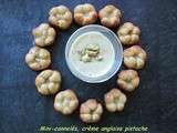 Mini-canneles creme anglaise pistache