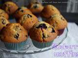 Blueberry muffins {Muffins aux myrtilles}